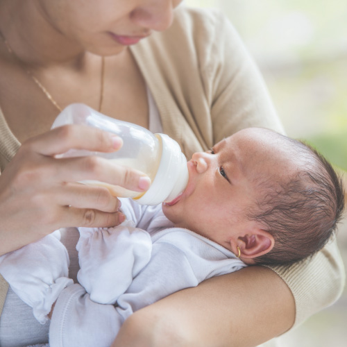 Baby and hot sale bottle feeding